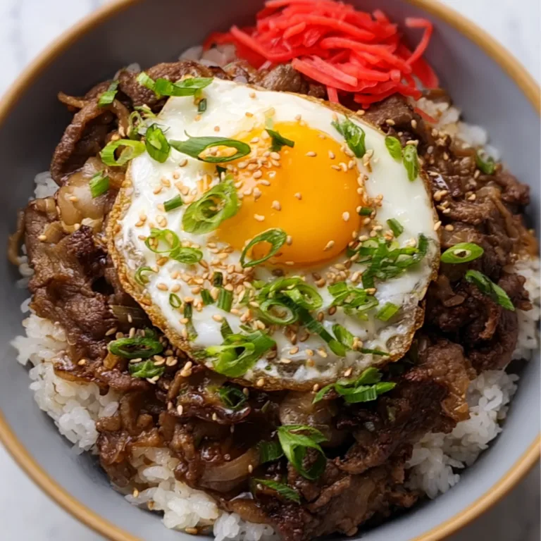Delicious Gyudon Recipe: Authentic Japanese Beef Rice Bowl Guide