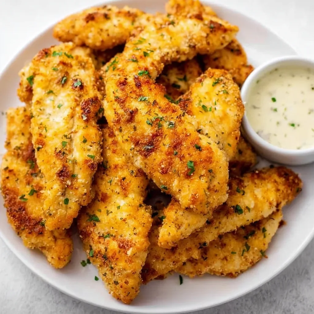 Crispy Homemade Baked Chicken Tenders Recipe | Easy & Healthy Snack
