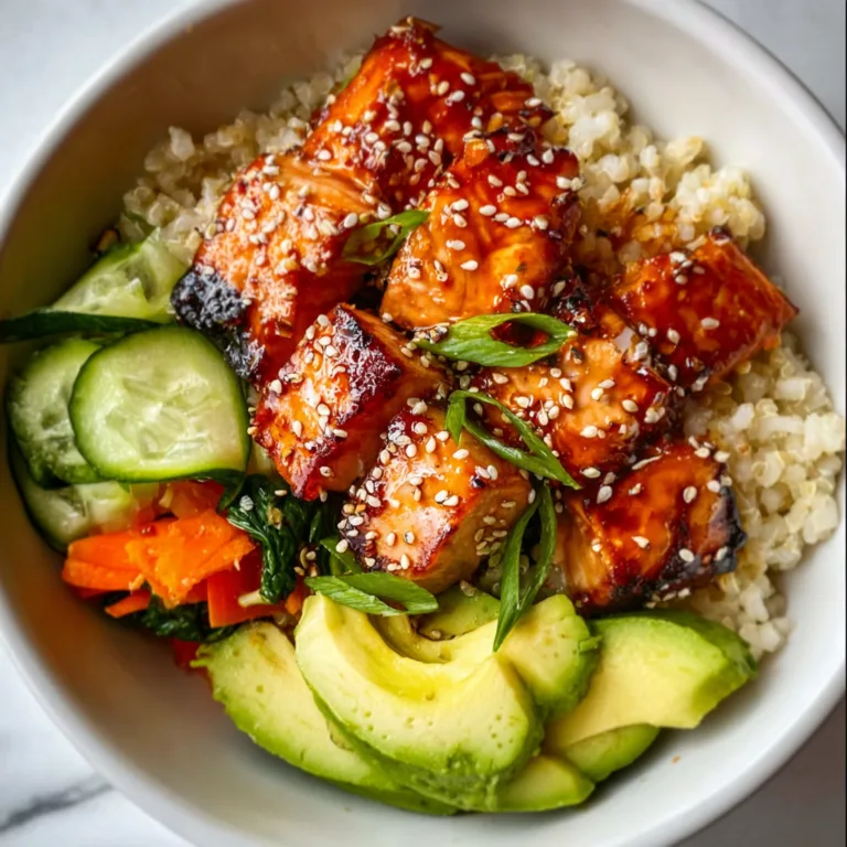 Delicious Honey Glazed Salmon Bowl Recipe | Healthy & Easy Meal Idea