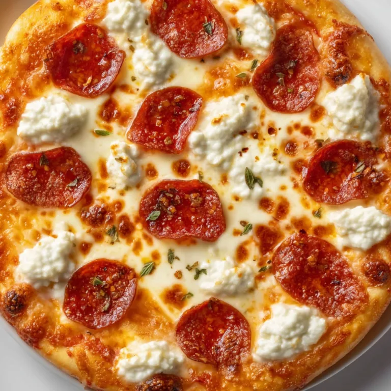 Delicious Honey Pepperoni Ricotta Pizza Recipe | Sweet & Savory Pizza Delight