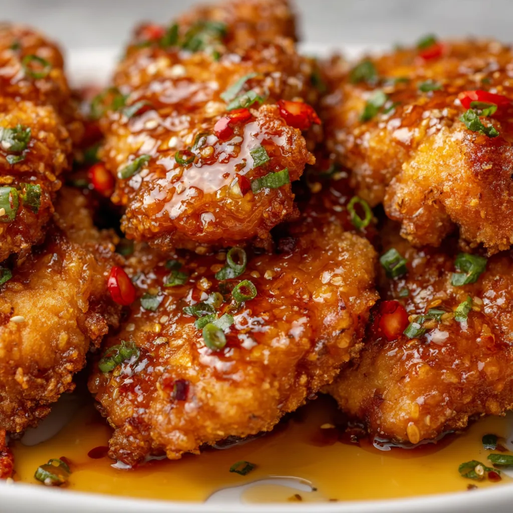 Crispy Hot Honey Chicken Cutlets Recipe | Spicy & Sweet Chicken Delight