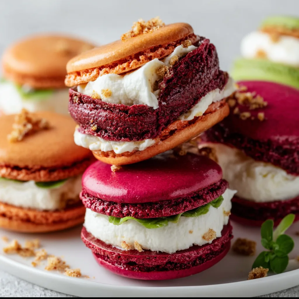 Delicious Macarons with Goat Cheese Recipe | Gourmet French Dessert Ideas