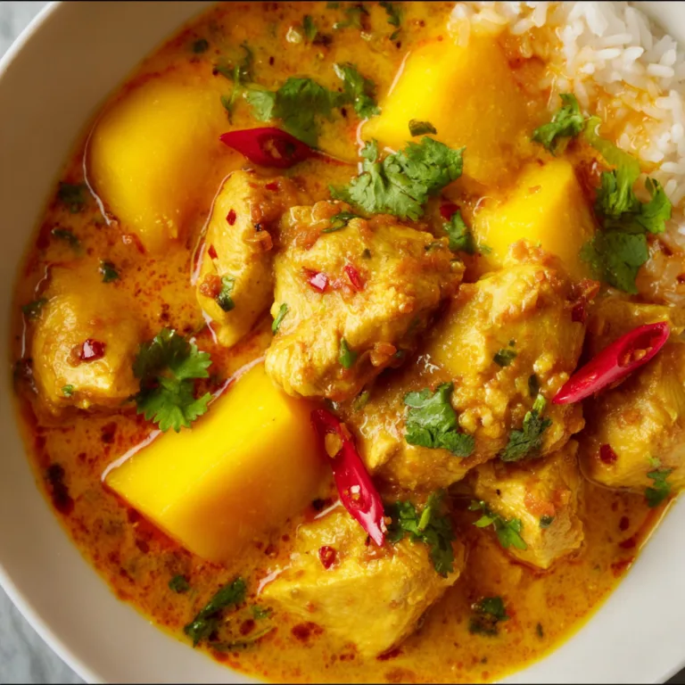 Delicious Mango Chicken Curry Recipe | Easy & Flavorful Mango Curry Dish