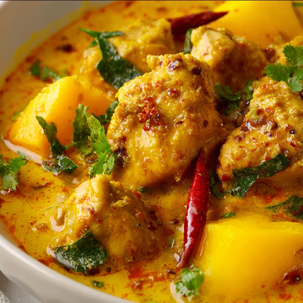 Delicious Mango Chicken Curry Recipe | Easy & Flavorful Mango Curry Dish