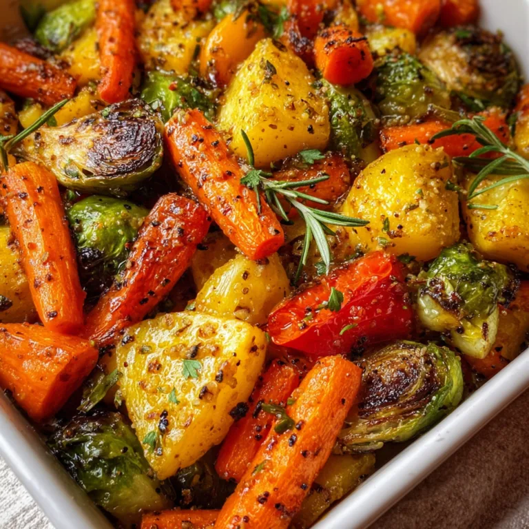 Maple Dijon Roasted Vegetables Recipe | Easy & Delicious Side Dish