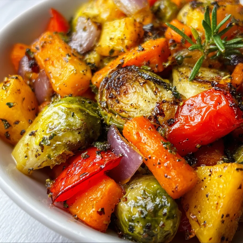 Maple Dijon Roasted Vegetables Recipe | Easy & Delicious Side Dish