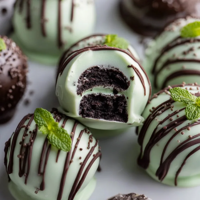 Delicious Mint Oreo Truffles Recipe | Easy No-Bake Mint Oreo Dessert