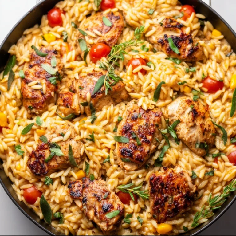 One Pan Marry Me Chicken Orzo Recipe | Easy, Creamy, Delicious Meal