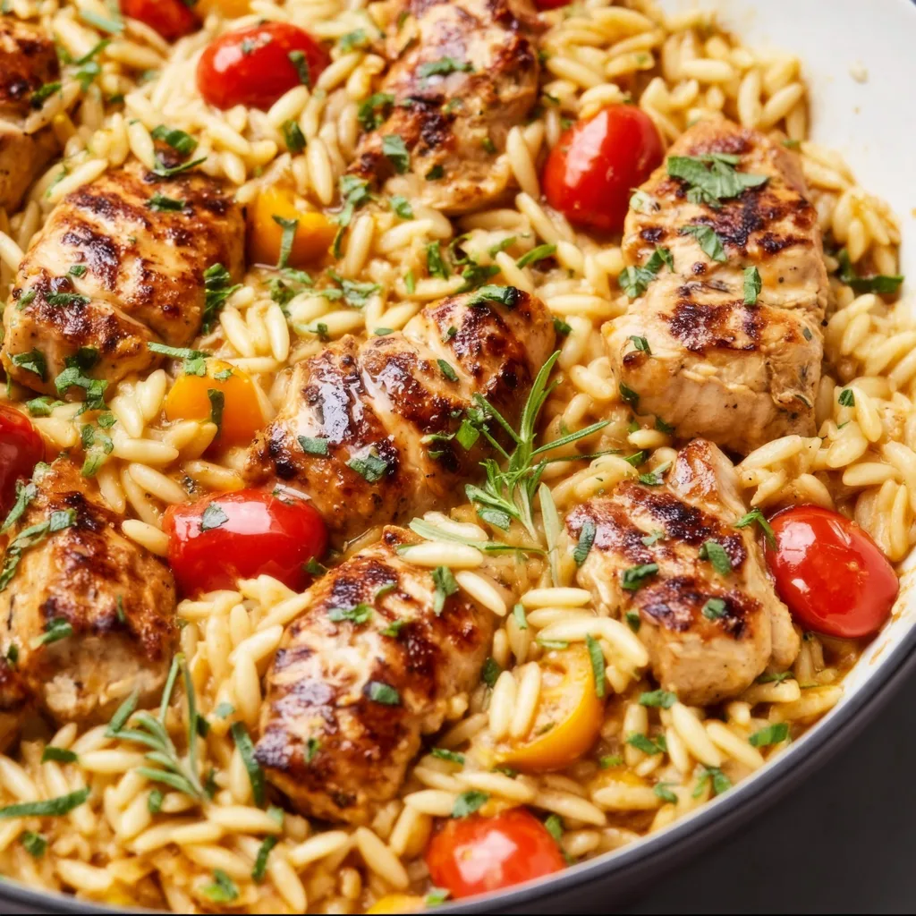 One Pan Marry Me Chicken Orzo Recipe | Easy, Creamy, Delicious Meal