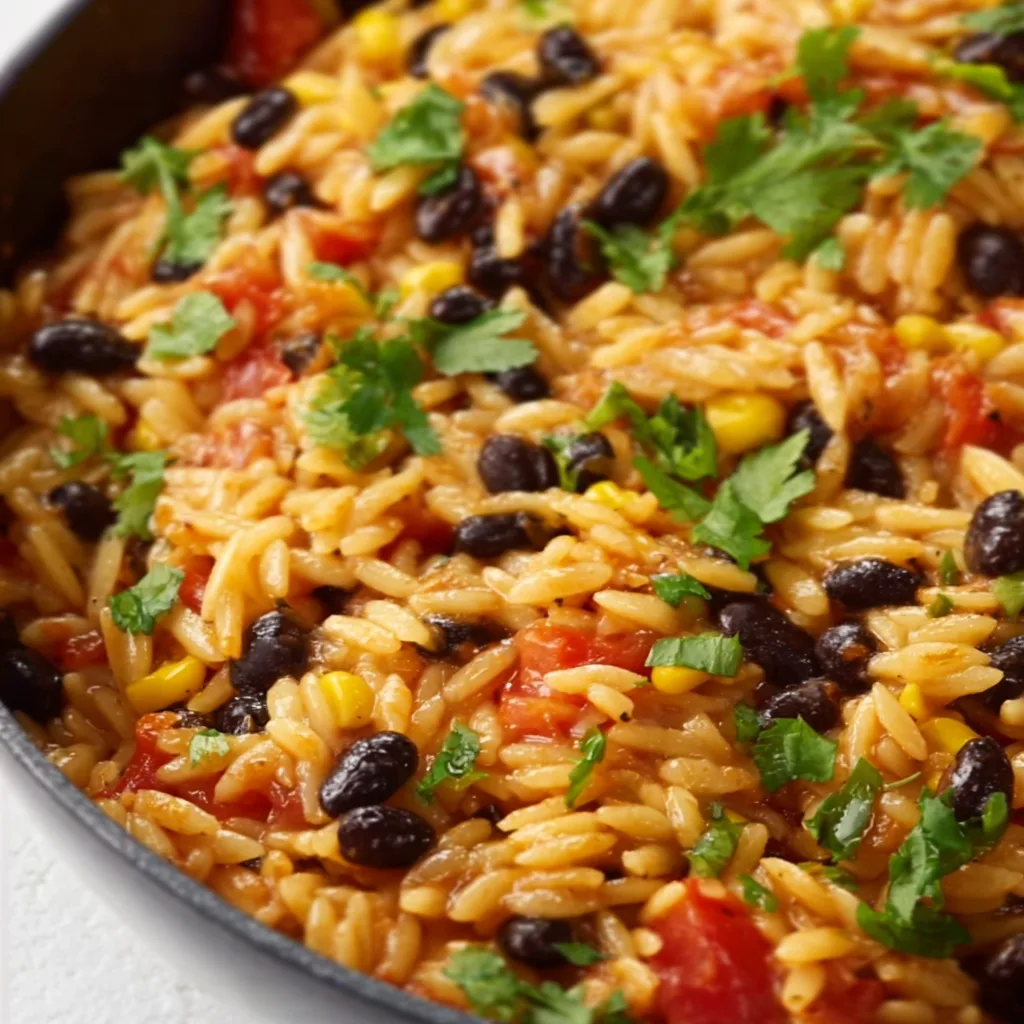 One Pot Taco Orzo with Black Beans – Easy, Flavorful Mexican-Inspired Dinner