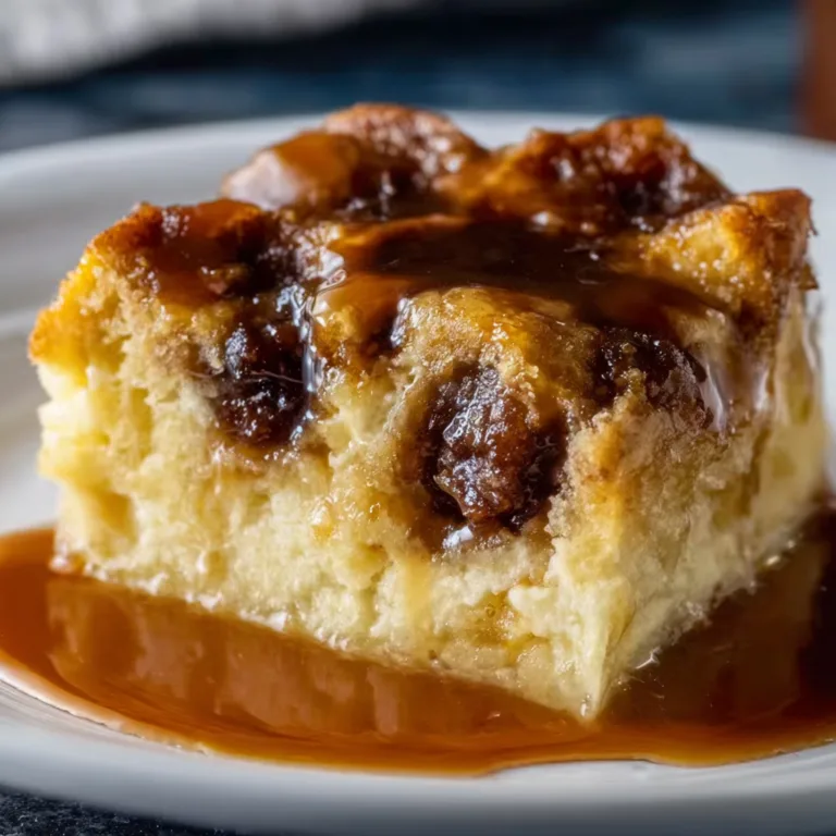 Delicious Orleans Bread Pudding with Bourbon Sauce Recipe | Classic Cajun Dessert