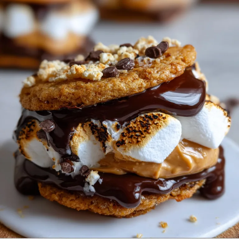 Delicious Peanut Butter Choc Chip S’mores with Brioche Recipe | Sweet & Gooey Treat