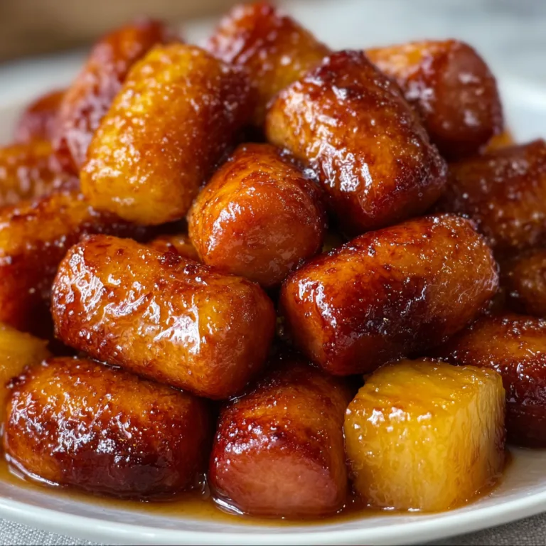 Delicious Pineapple Brown Sugar Mississippi Lil’ Smokies Bites Recipe | Sweet & Savory Snacks