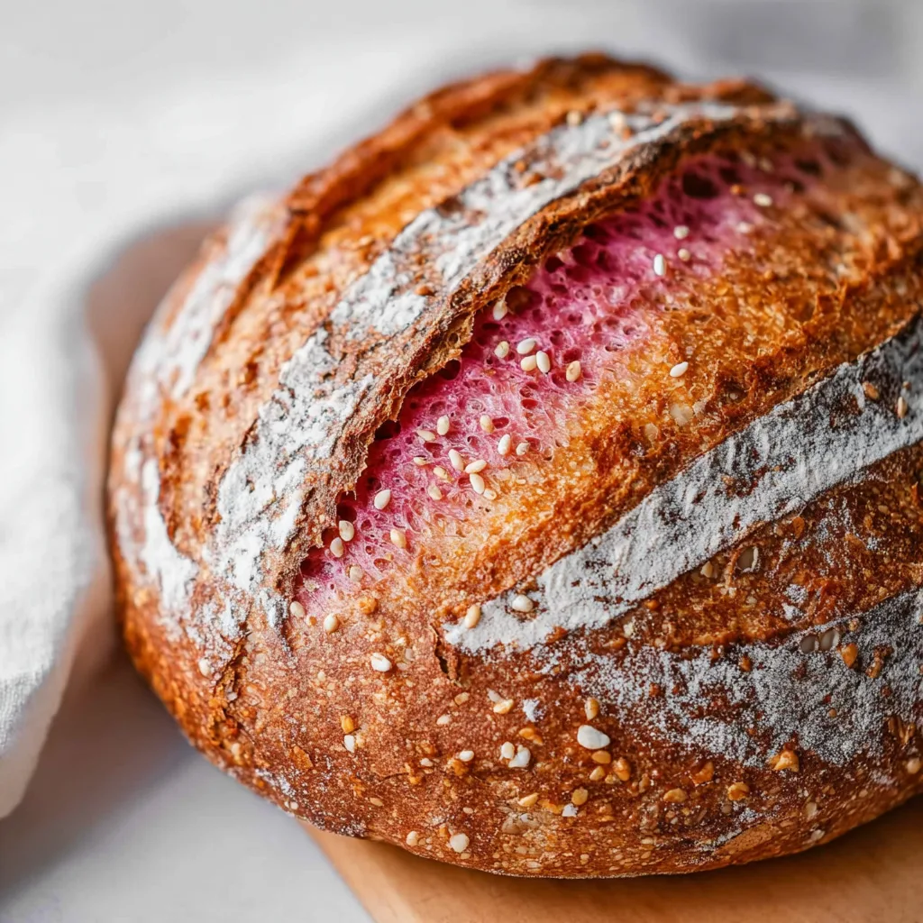 Delicious Pink Sourdough Bread Recipe – Soft & Flavorful Artisan Loaf
