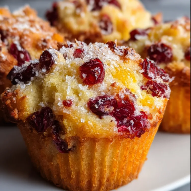 Delicious Ricotta Cranberry Orange Muffins Recipe - Moist & Zesty Breakfast Treat