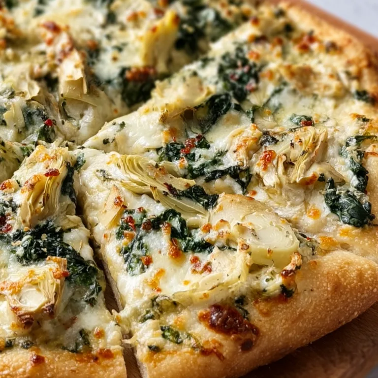Delicious Spinach Artichoke Pizza Recipe | Easy & Creamy Spinach Artichoke Pizza