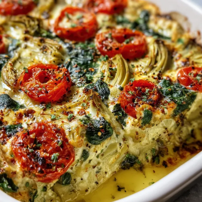 Delicious Spinach Artichoke Tomato Casserole Recipe – Easy & Healthy Bake