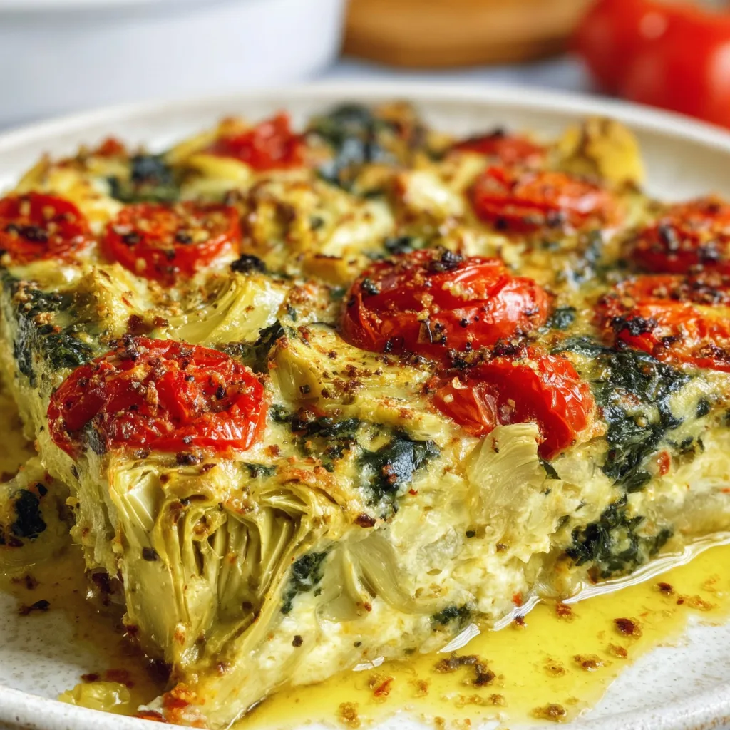 Delicious Spinach Artichoke Tomato Casserole Recipe – Easy & Healthy Bake