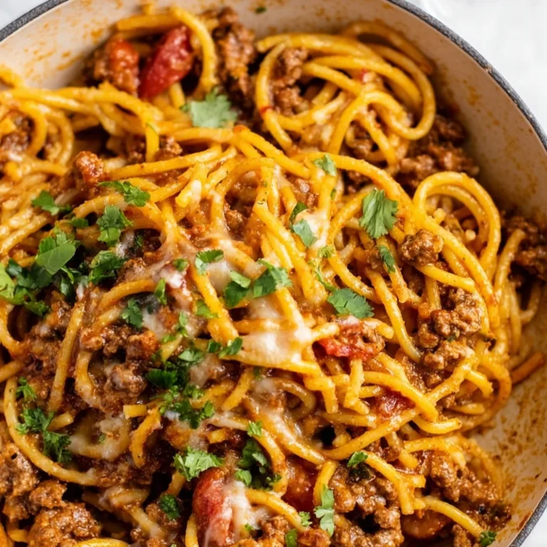 Easy Taco Spaghetti Recipe | Quick & Delicious Tex-Mex Pasta Dish