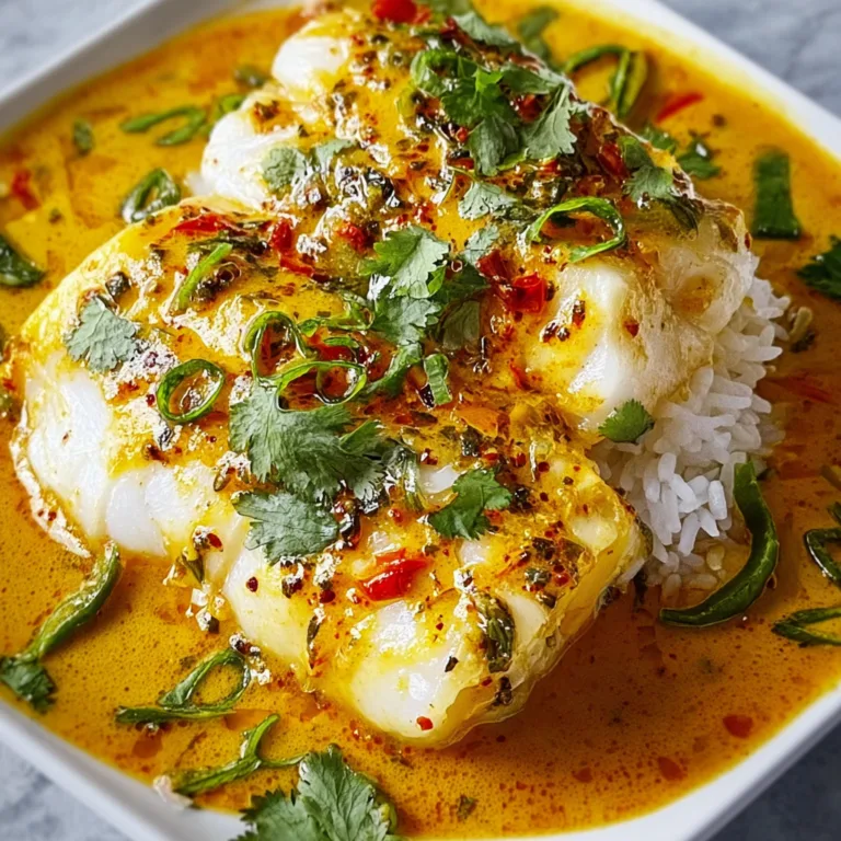 Delicious Tasty Coconut Curry Baked Cod Recipe | Quick & Easy Seafood Dinner