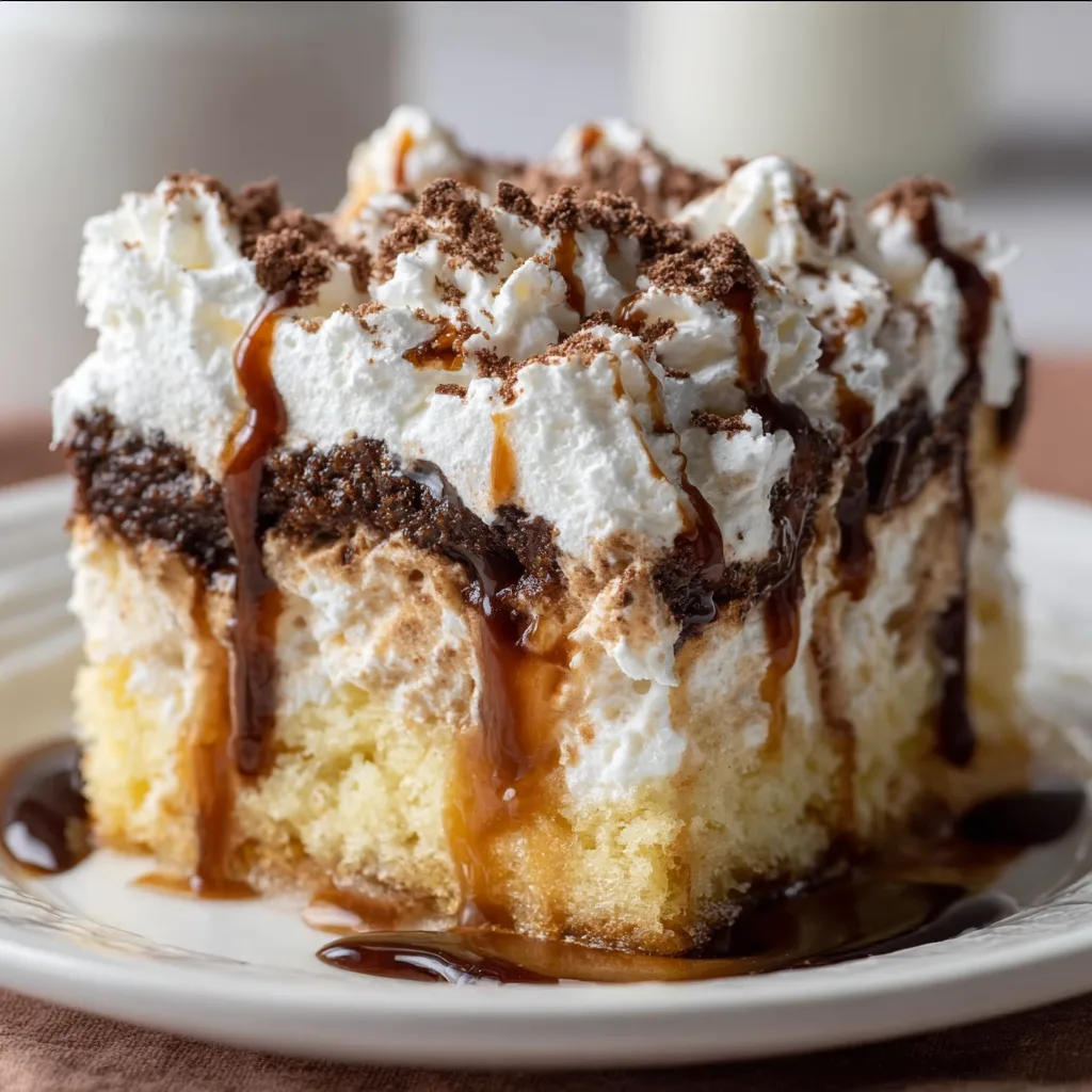 Delicious White Russian Poke Cake Recipe | Creamy & Easy Dessert