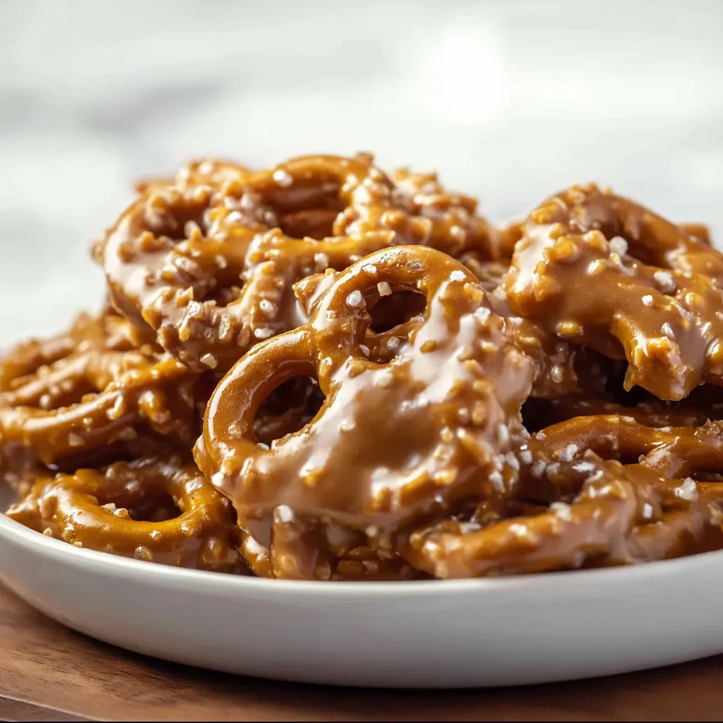 Delicious Butter Toffee Pretzels Recipe | Sweet & Crunchy Snack Idea