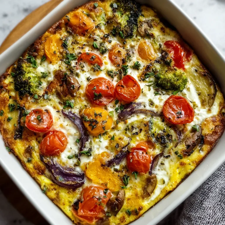 High-Protein Veggie Bake Recipe | Delicious & Nutritious Vegetarian Meal
