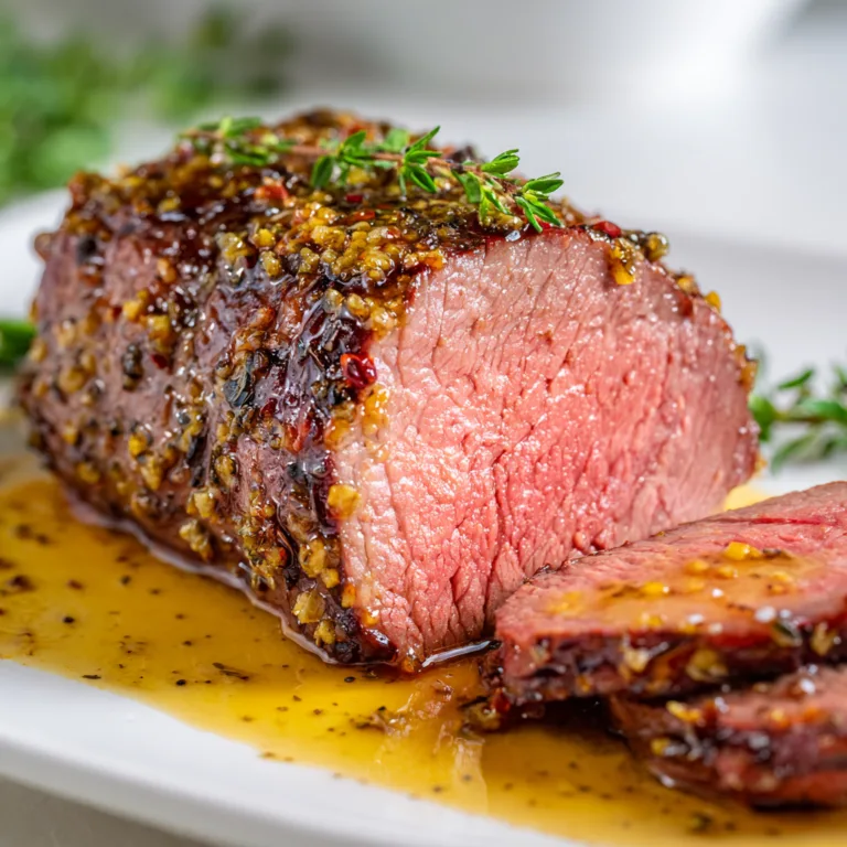Maple Mustard Beef Tenderloin Recipe | Sweet & Savory Gourmet Dish