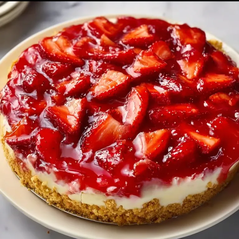 Delicious Strawberry Cheesecake Dump Cake Recipe | Easy & Creamy Dessert