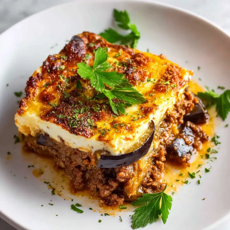 Authentic Moussaka Recipe | Traditional Greek Beef & Eggplant Lasagna