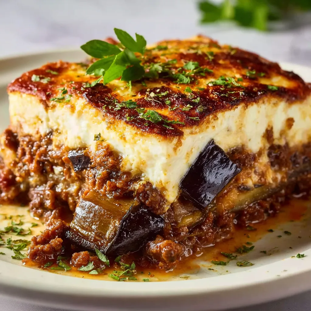 Authentic Moussaka Recipe | Traditional Greek Beef & Eggplant Lasagna