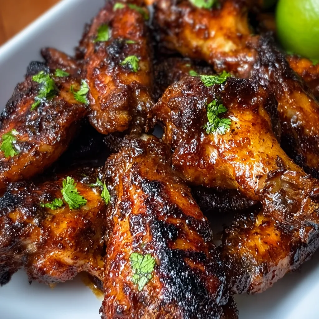 Crispy Baked Jamaican Jerk Chicken Wings Recipe | Authentic Spicy Flavor
