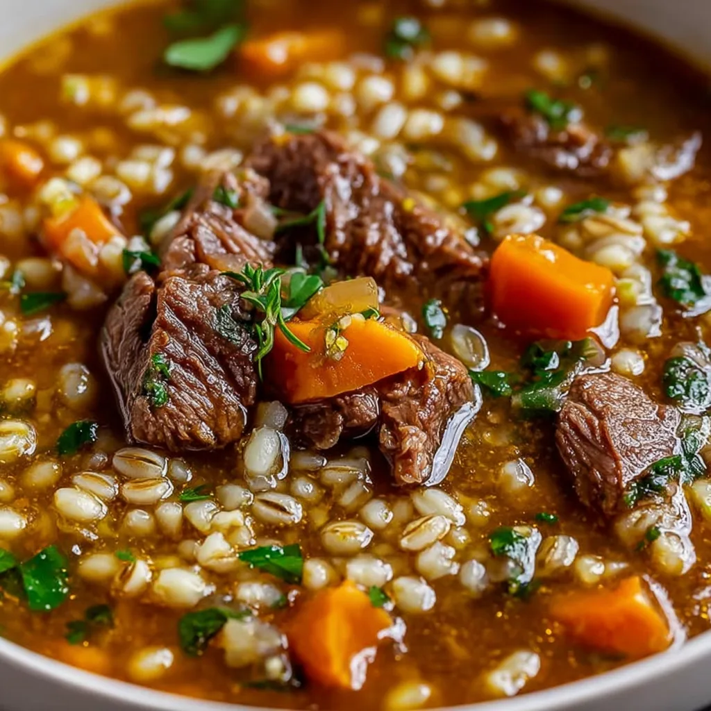 Hearty Beef and Barley Soup Recipe – Easy, Nutritious, and Delicious!