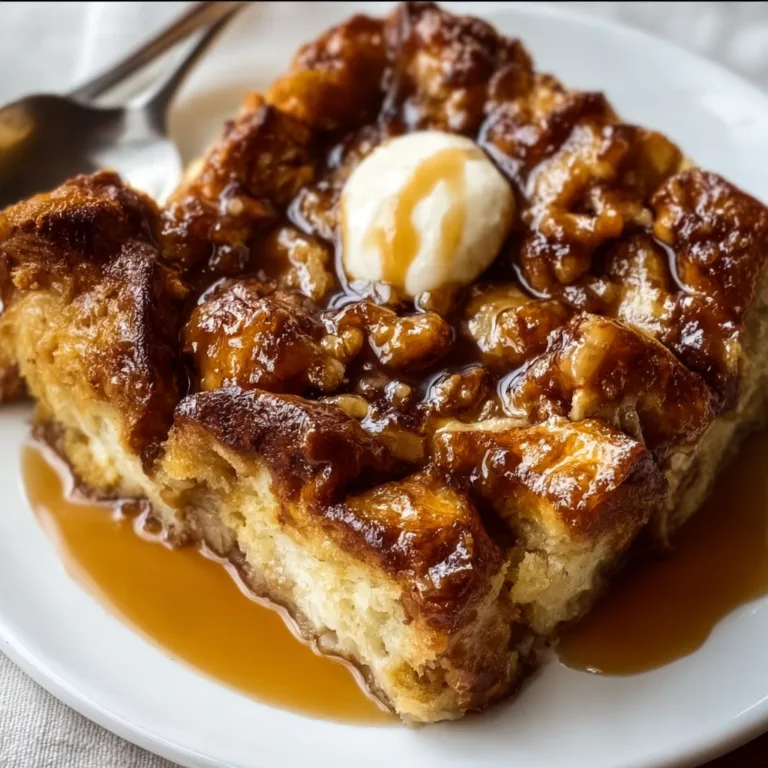 Delicious Brown Butter Toffee Bread Pudding Recipe | Easy Dessert Idea