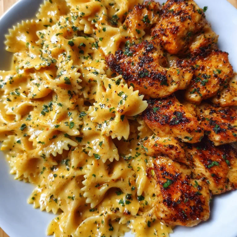 Cajun Garlic Butter Chicken Bowtie Pasta Recipe | Easy & Flavorful Dinner