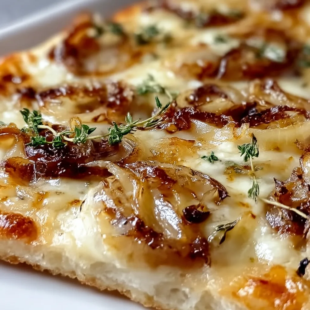 Caramelized Onion Pizza with Melty Cheese | Delicious & Easy Recipe