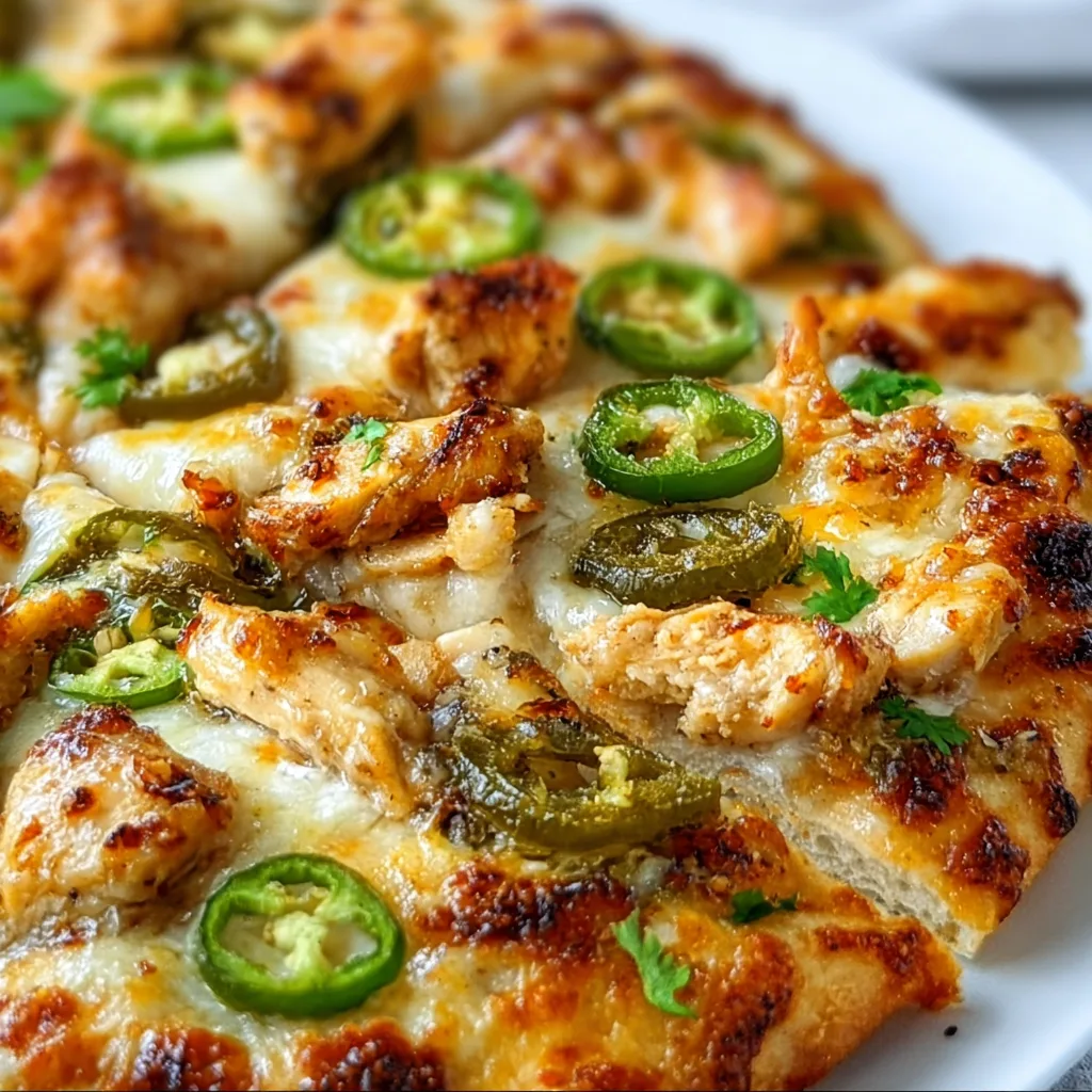 Spicy Chicken and Pickled Jalapeno Pizza Recipe | Bold & Flavorful Pizza Ideas