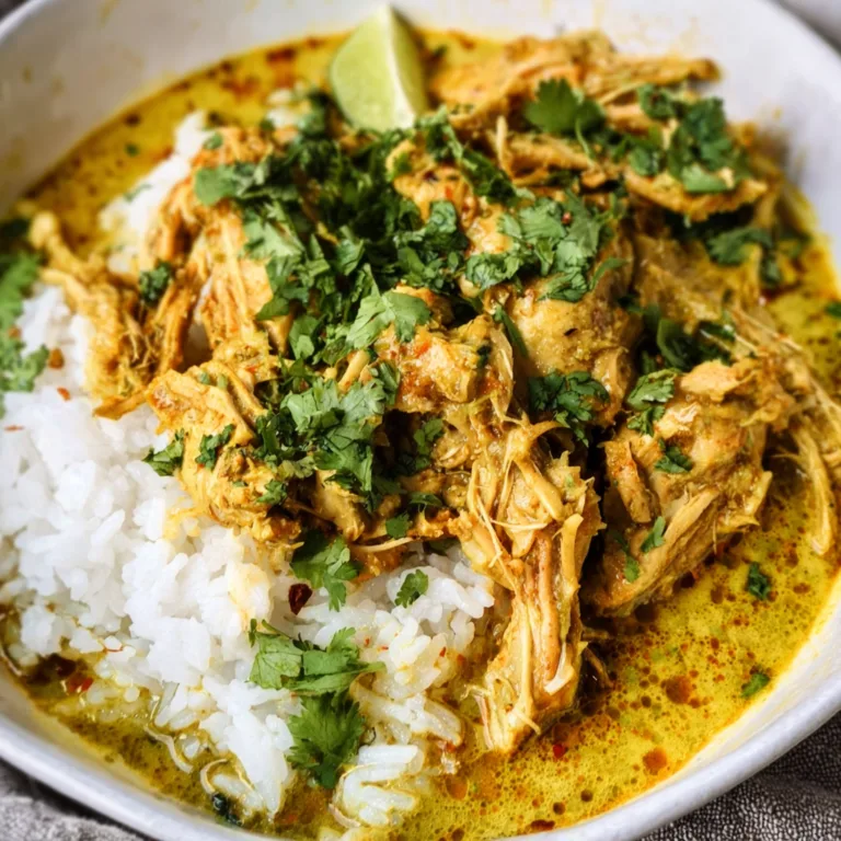 Easy Coconut Curry Chicken Crock Pot Recipe | Slow Cooker Dinner Delight