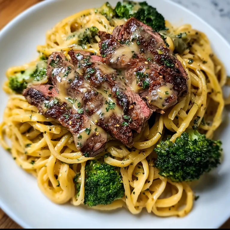 Cowboy Butter Steak & Broccoli Linguine Recipe | Easy Gourmet Dinner Idea