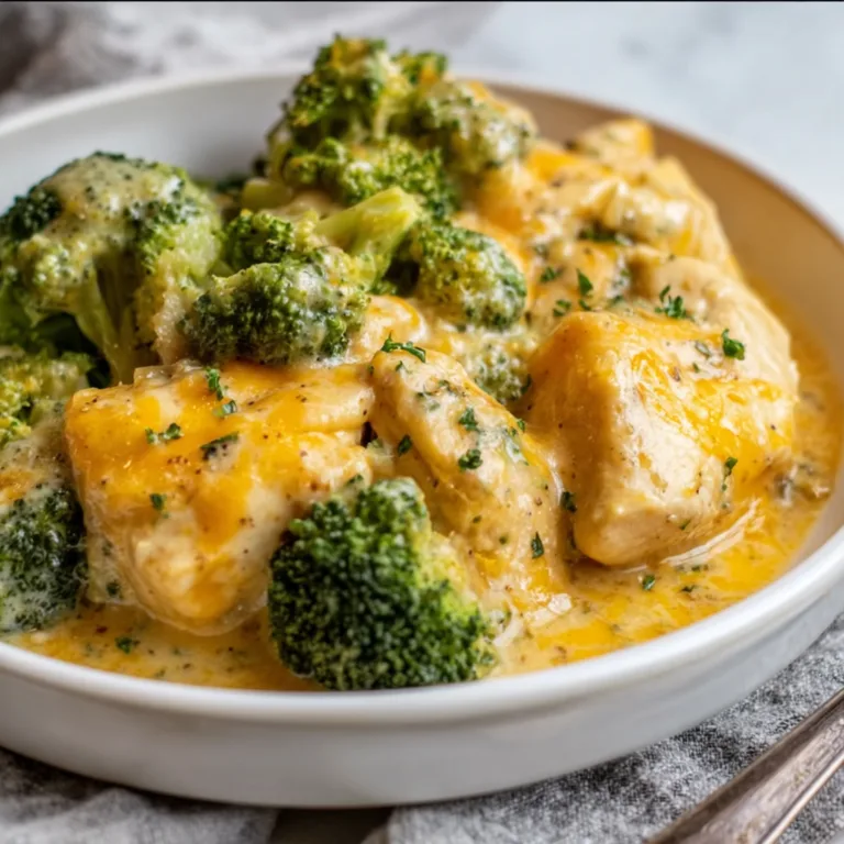 Creamy Broccoli Cheddar Chicken Recipe | Easy & Delicious Dinner Idea