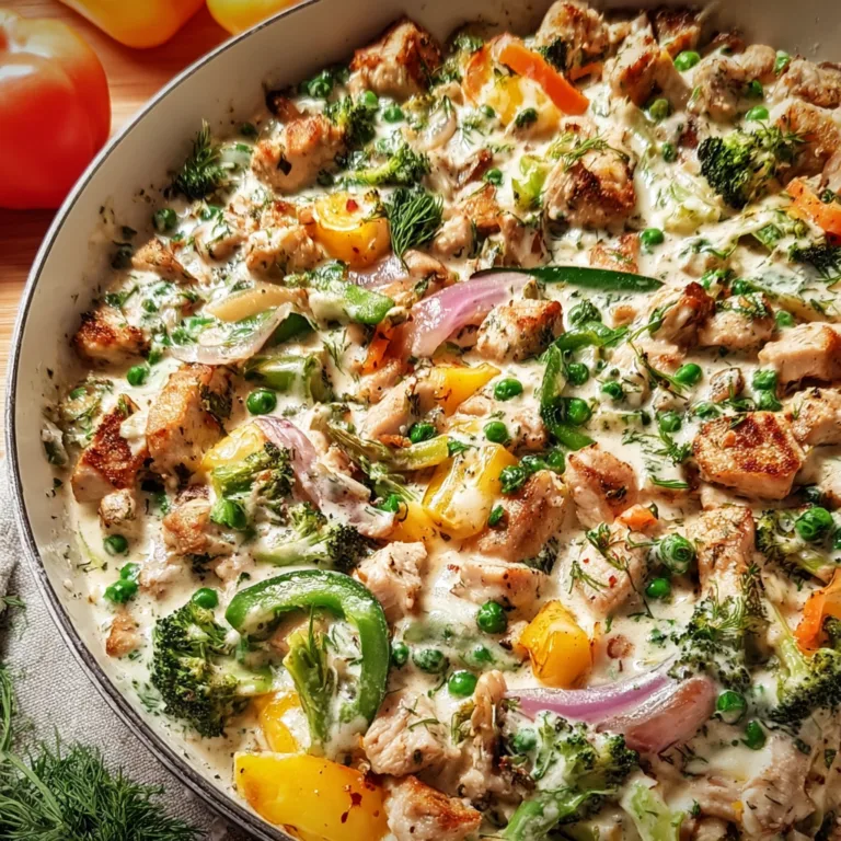 Creamy Ranch Turkey & Veggie Skillet | Easy Healthy Dinner Recipe