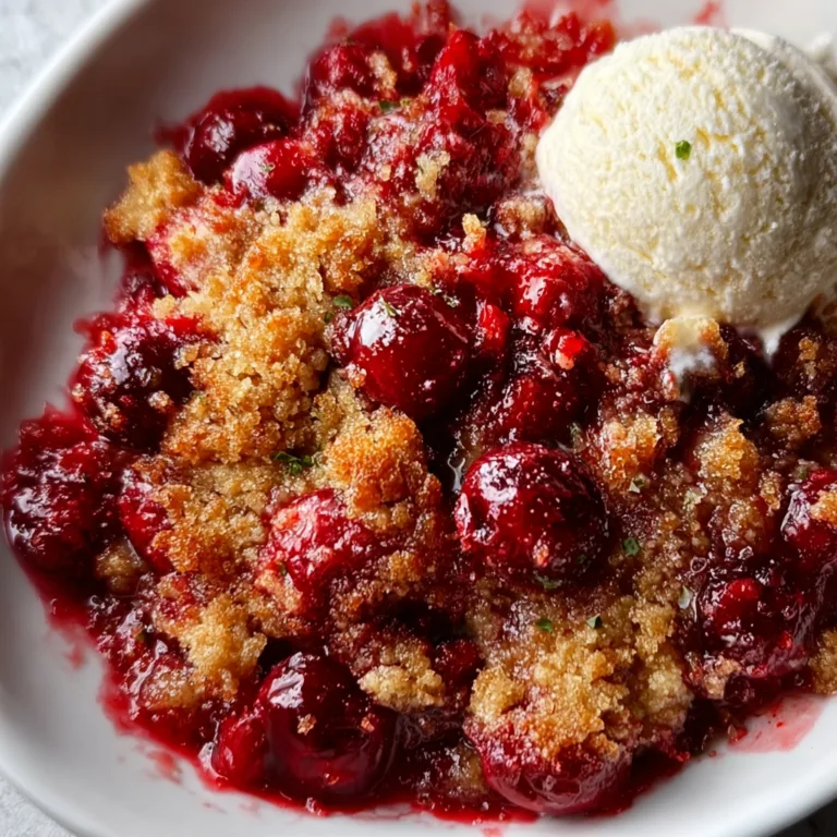 Crispy Cranberry Cobbler Recipe | Easy, Delicious Holiday Dessert
