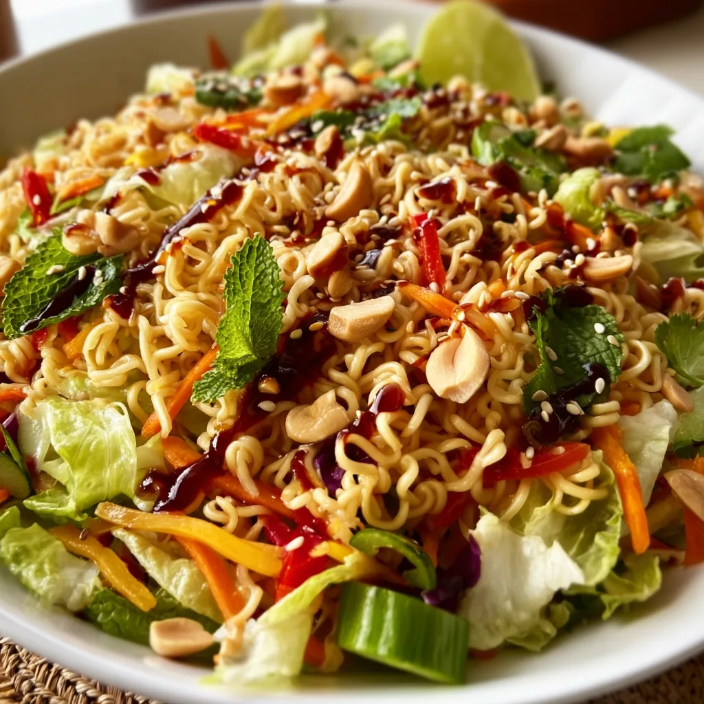 Crunchy Asian Ramen Noodle Salad Recipe | Easy & Delicious Salad Ideas
