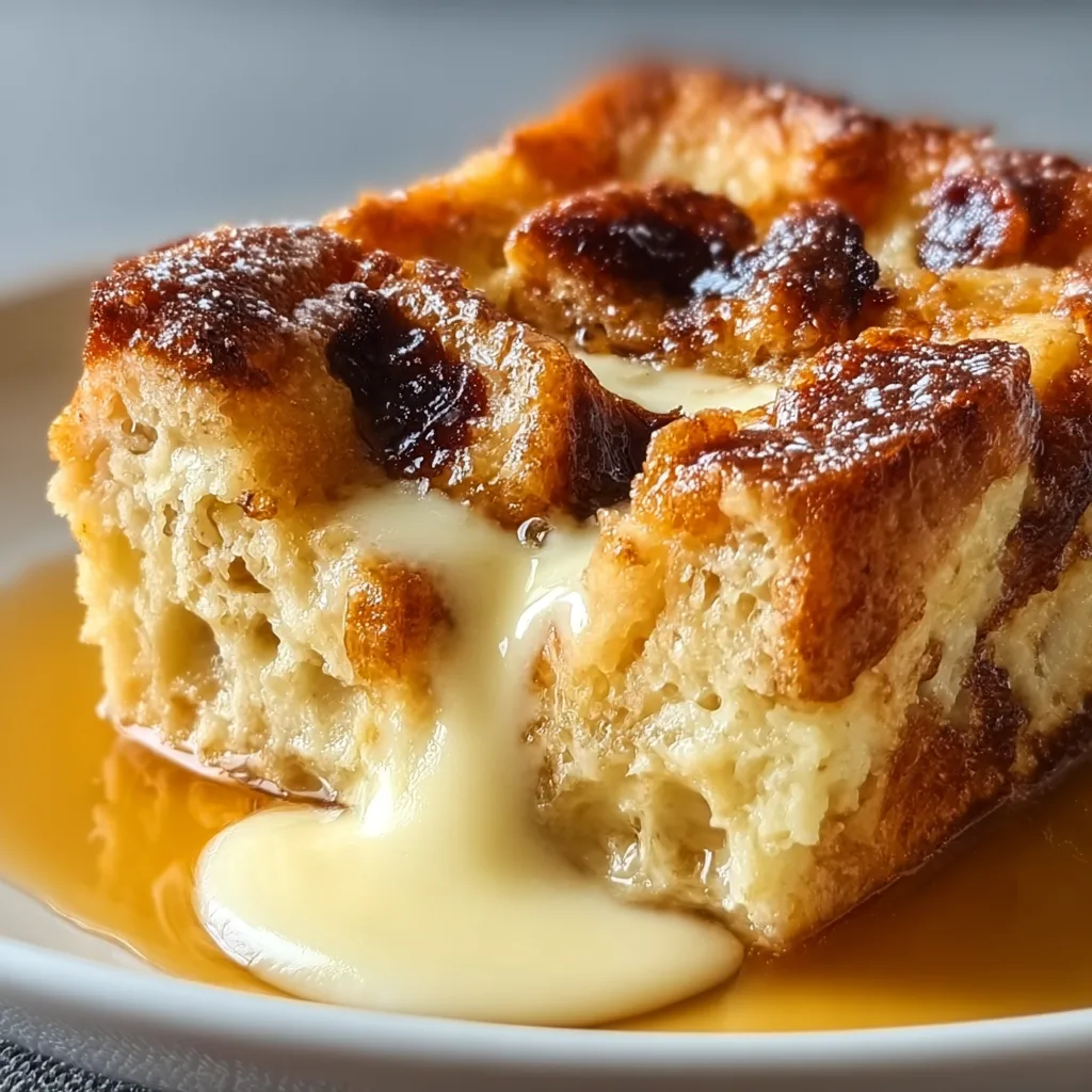 Delicious Custard Bread Pudding Recipe | Easy & Creamy Dessert Ideas