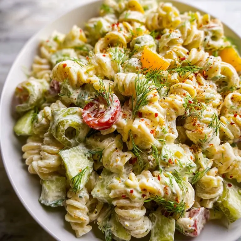 Delicious Dill Pickle Pasta Salad Recipe | Easy & Refreshing Side Dish