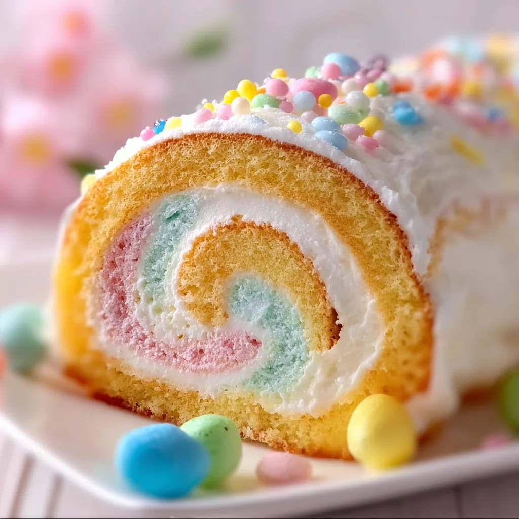 Delicious Easter Cake Roll Recipe | Perfect Holiday Dessert