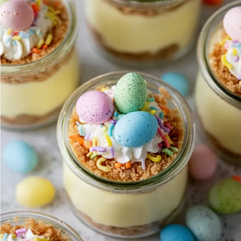 Delicious Easter Egg Cheesecake Jars Recipe | Easy & Festive Dessert