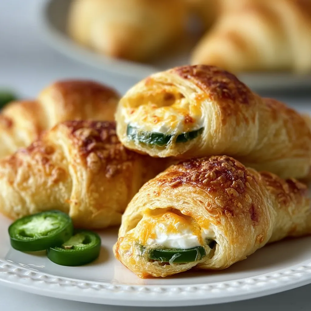 Easy Jalapeño Popper Crescent Rolls Recipe | Spicy & Cheesy Appetizer