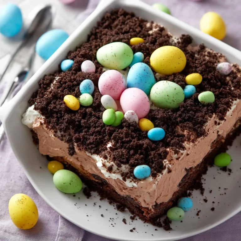 Easy No Bake Easter Dirt Cake Casserole Recipe – Quick & Delicious Dessert