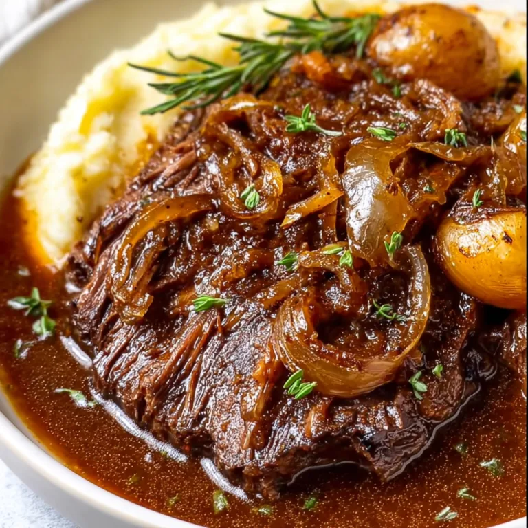 French Onion Pot Roast Recipe | Tender, Savory Slow-Cooked Comfort Food